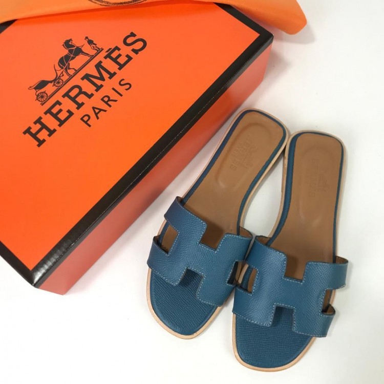 HERMES SANDALS ORAN TERLİK TURKUAZ